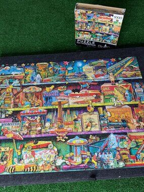 Big Ben Toy Wonderama 1000 Piece colorful, whimsical Puzzle Aimee Stewart 2014